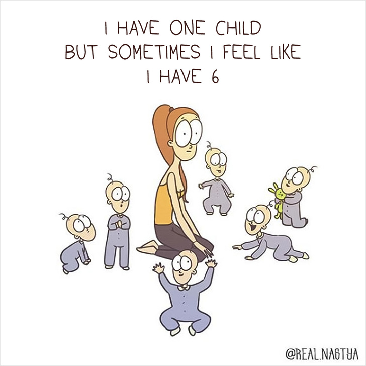 17 Honest Pictures From an Artist That Treats the Hard Parts of Motherhood With Humor