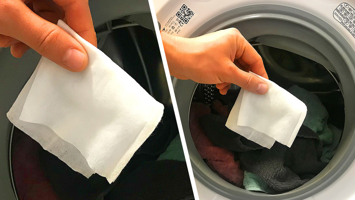 Why Putting a Wet Wipe Into the Washing Machine Can Save You a Ton of Time and Nerves