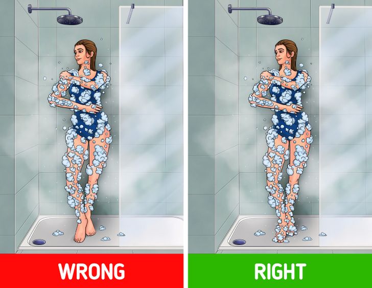5 Body Parts You Might Be Washing Wrong When Bathing
