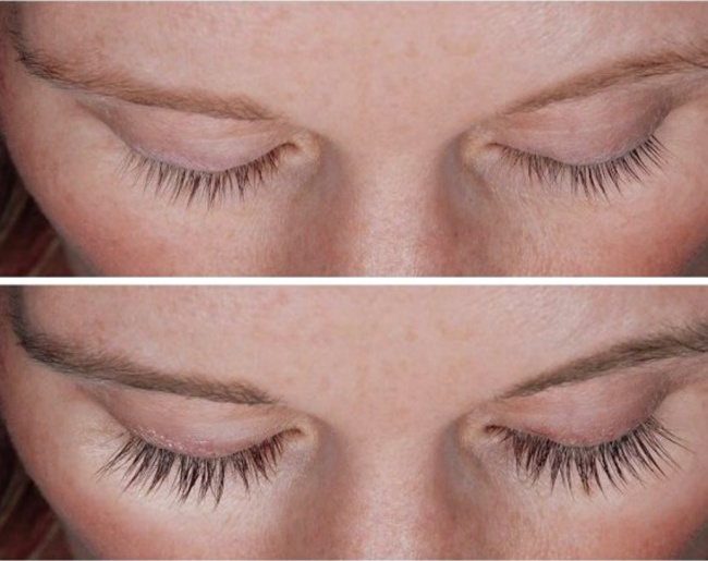 Use a mixture of coconut oil and lavender to lengthen the eyelashes