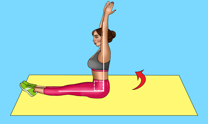 exercise for flat belly and waist at home